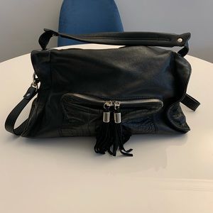 Sandro shoulder bag with tassels